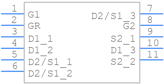 FDMD8560L - onsemi - PCB symbol