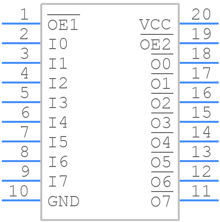 74AC540SC - onsemi - PCB symbol