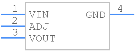 NCP786LSTADJT3G - onsemi - PCB symbol
