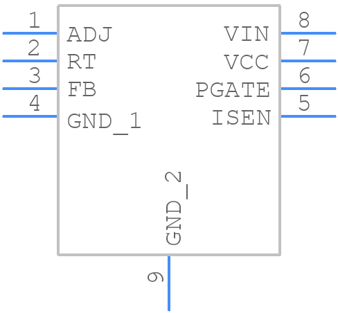 LM5085MYX/NOPB - Texas Instruments - PCB symbol