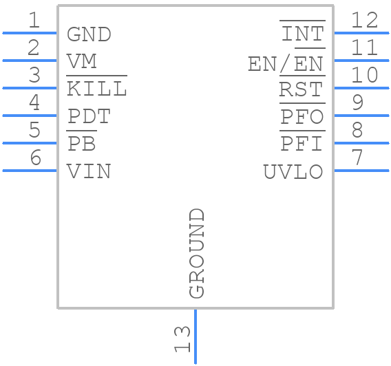 LTC2953IDD-2#PBF - Analog Devices - PCB symbol