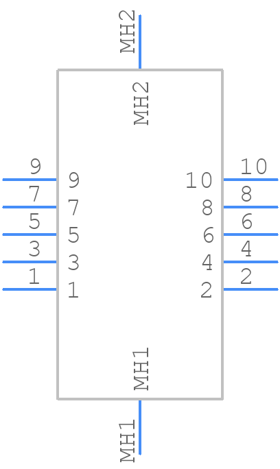 963357-4 - TE Connectivity - PCB symbol
