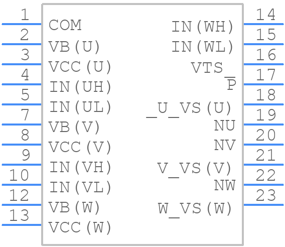 FSB50250AB - onsemi - PCB symbol