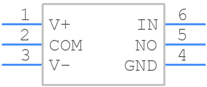 MAX4675EUT+T - Analog Devices - PCB symbol