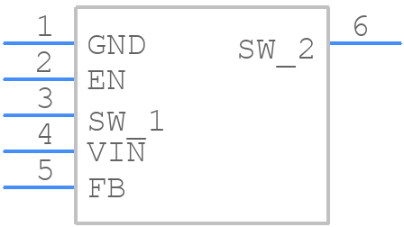 XL6005E1 - XLSEMI - PCB symbol