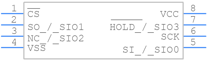 N01S830BAT22I - onsemi - PCB symbol