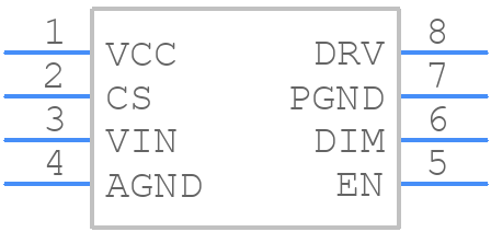 MIC3203-1YM - Microchip - PCB symbol