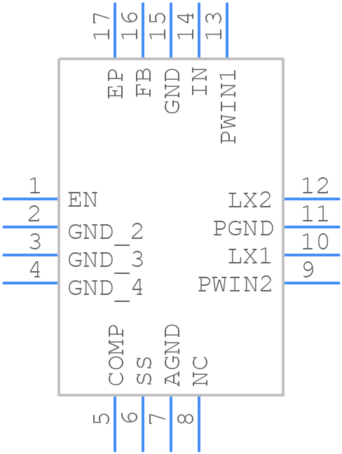 ADP2105ACPZ-3.3-R7 - Analog Devices - PCB symbol