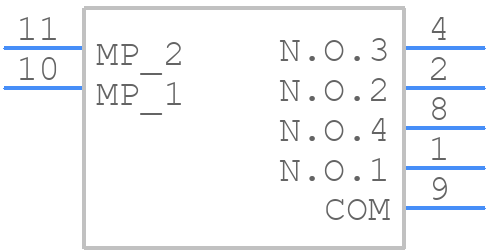 A6KSV-104RF-P - OMRON Electronics - PCB symbol