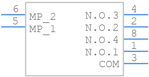 A6KSV-104RS-P - OMRON Electronics - PCB symbol