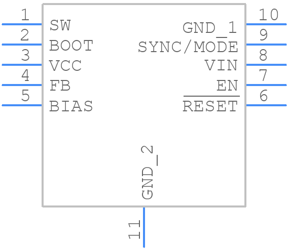 LM53600MQDSXTQ1 - Texas Instruments - PCB symbol