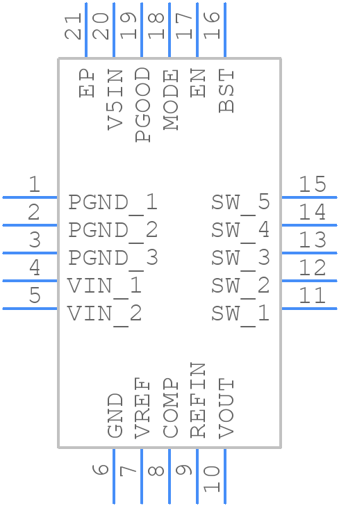 TPS53317RGBR - Texas Instruments - PCB symbol
