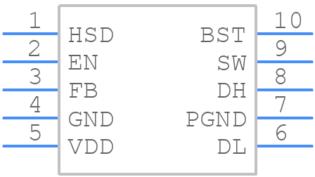 MIC2176-1YMM - Microchip - PCB symbol
