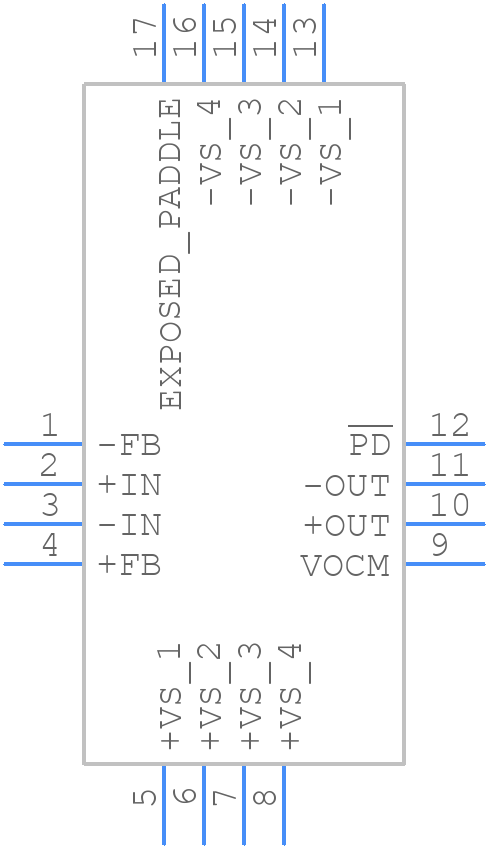 ADA4937-1YCPZ-RL - Analog Devices - PCB symbol