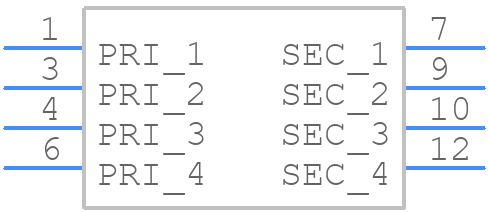 VPP36-560 - Triad Magnetics - PCB symbol