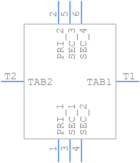 161GA10 - Hammond Manufacturing - PCB symbol