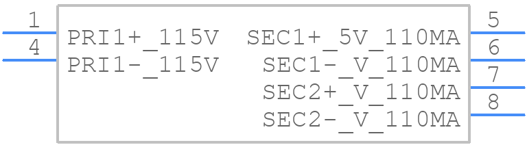 164D10 - Hammond Manufacturing - PCB symbol