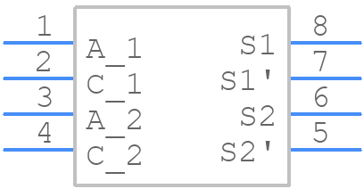 VOR2142A8 - Vishay - PCB symbol