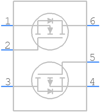 FDG6332C - onsemi - PCB symbol
