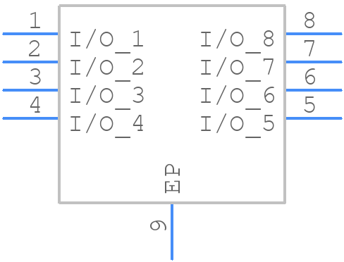 VESD05A8A-HNH-GS08 - Vishay - PCB symbol