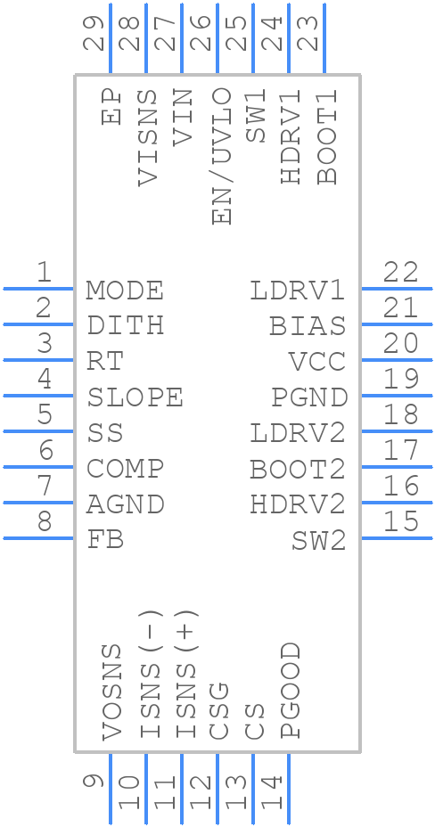 LM5175RHFR - Texas Instruments - PCB symbol