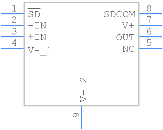 LTC2057HVHDD#PBF - Analog Devices - PCB symbol