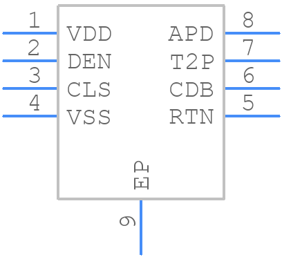 TPS2378DDAR - Texas Instruments - PCB symbol