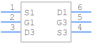 2N7002DW-TP - MCC - PCB symbol