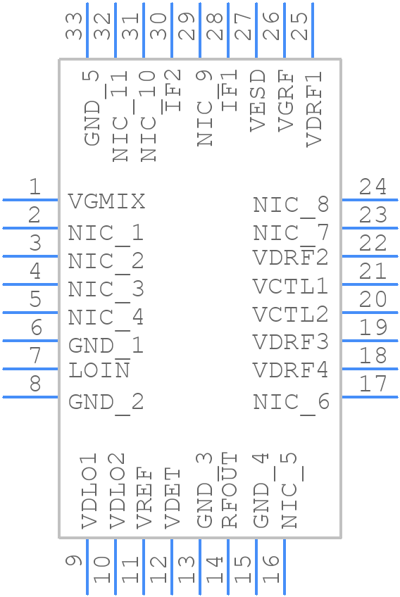 HMC7912LP5E - Analog Devices - PCB symbol