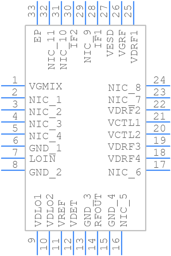 HMC7911LP5E - Analog Devices - PCB symbol