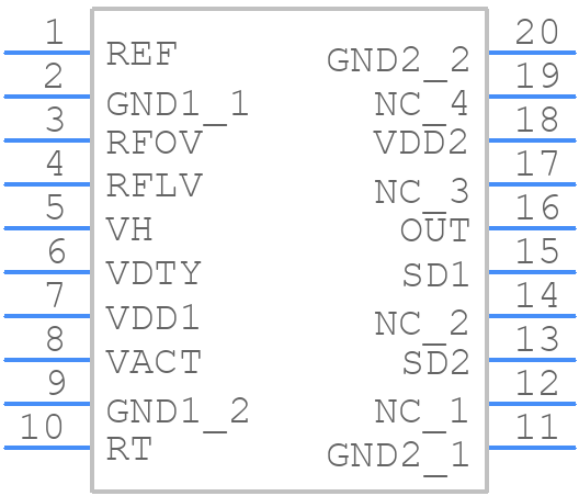 BM67290FV-CE2 - ROHM Semiconductor - PCB symbol