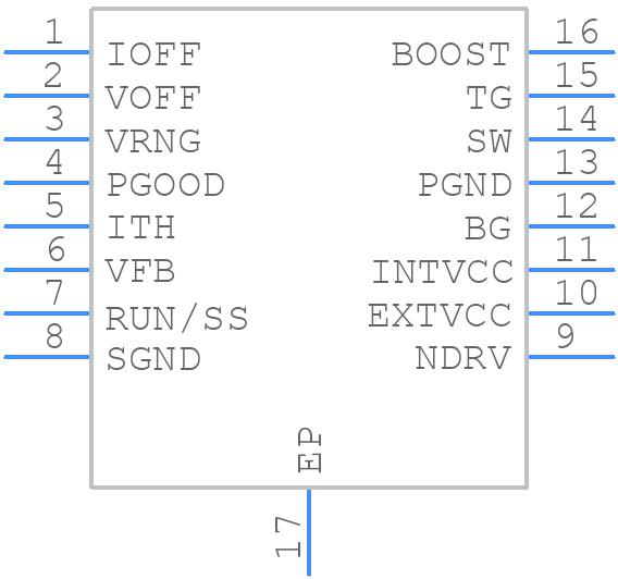 LTC3814EFE-5#PBF - Analog Devices - PCB symbol