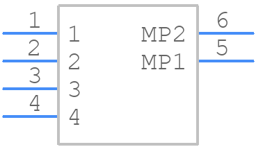 DF3E-4P-2H(51) - Hirose - PCB symbol