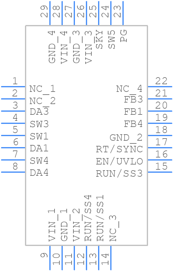 LT3514IUFD#PBF - Analog Devices - PCB symbol