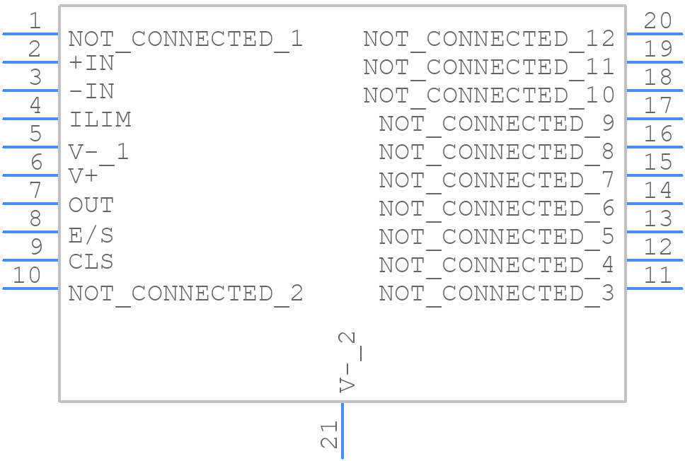 OPA561PWP/2K - Texas Instruments - PCB symbol
