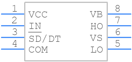FAN7080MX_GF085 - onsemi - PCB symbol
