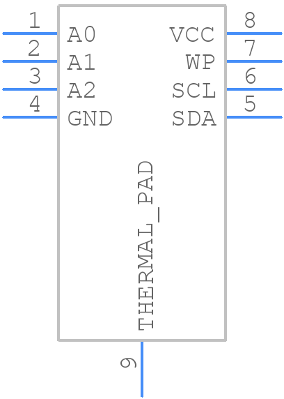 AT24C64D-MAHM-T - Microchip - PCB symbol
