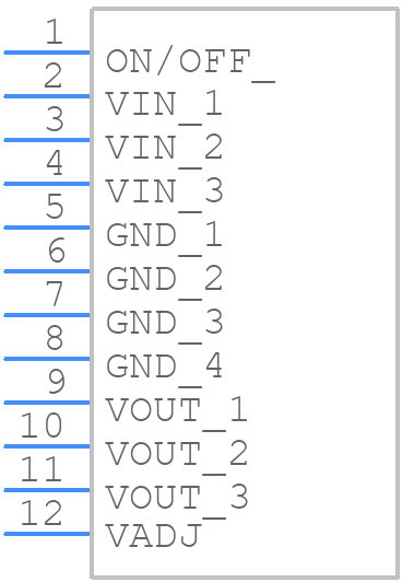 R-623.3P - RECOM Power - PCB symbol