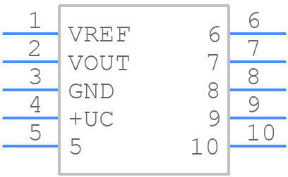 HLSR 10-P - LEM - PCB symbol