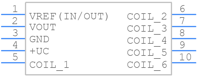 HLSR 32-SM/SP33 - LEM - PCB symbol