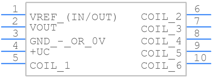 HLSR 40-P/SP33 - LEM - PCB symbol
