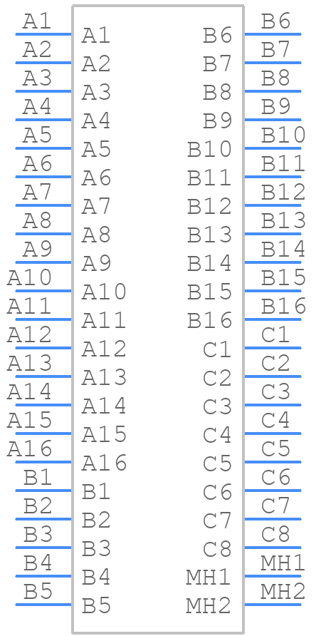 1456505-3 - TE Connectivity - PCB symbol