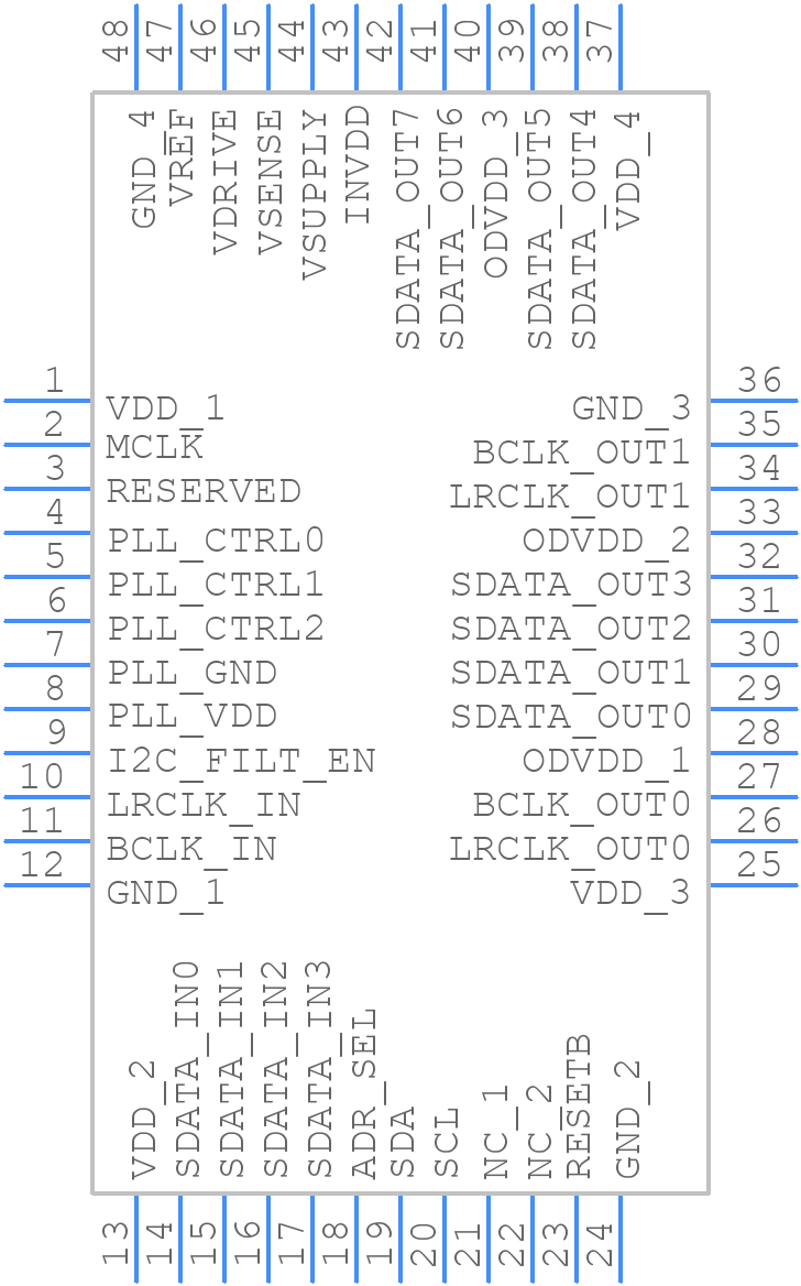 AD1941YSTZ - Analog Devices - PCB symbol