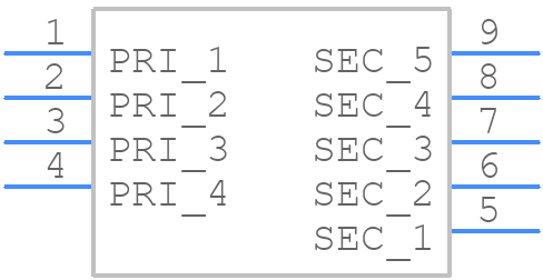 NTM4 - Neutrik - PCB symbol