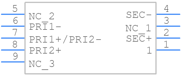 NTM1 - Neutrik - PCB symbol