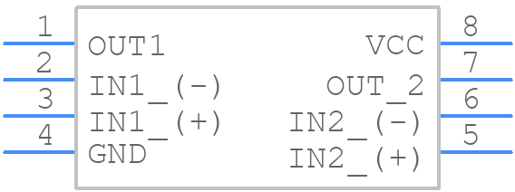 LM358AMX - onsemi - PCB symbol