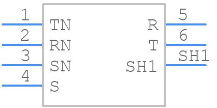 ACJS-HHOP - Amphenol - PCB symbol