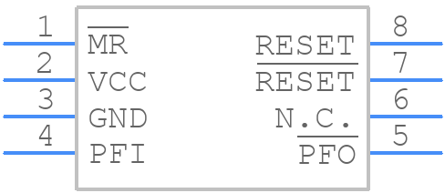 SP708SEN-L/TR - MaxLinear, Inc. - PCB symbol