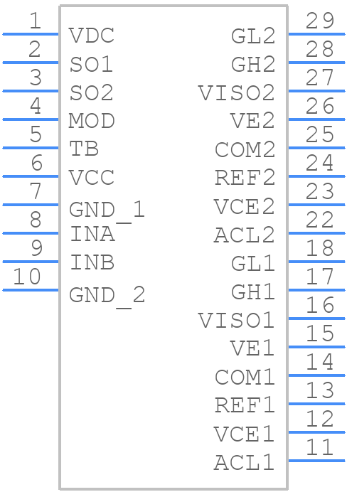 2SC0435T2G1-17 - Power Integrations - PCB symbol