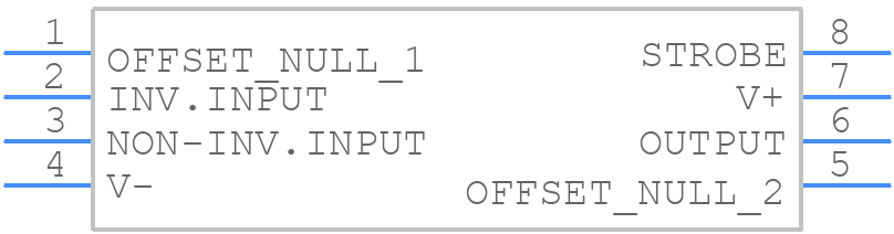 CA3130MZ - Renesas Electronics - PCB symbol